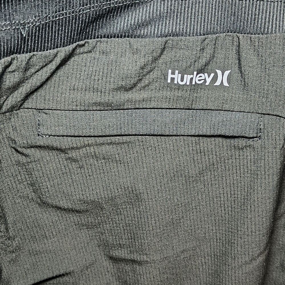 Hurley City Stretch Joggers Women's Size XL Black Drawstring Waist - Picture 8 of 13